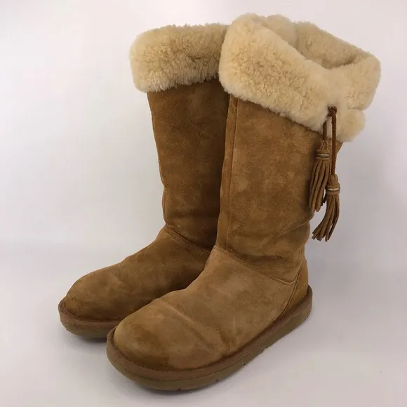 UGG Plumdale Sheespkin Winter Boots 8