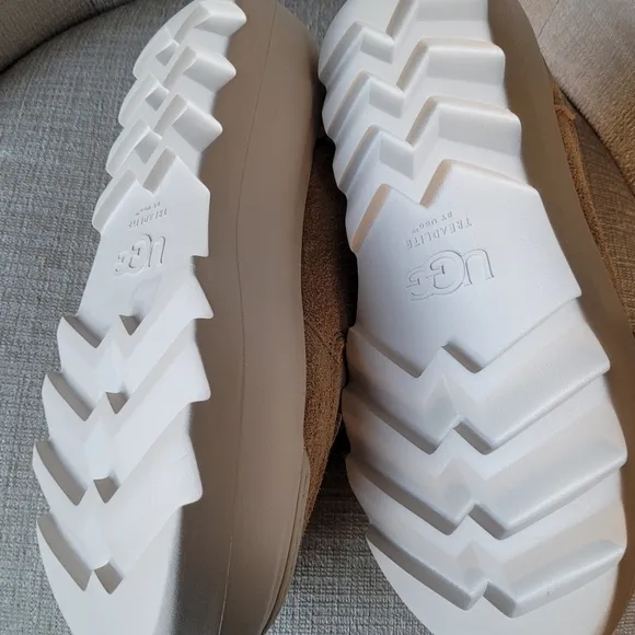 UGG Shoes Marin Tan Nubuck Suede Lace Up Platform Sneakers Size 9.5 …NEW