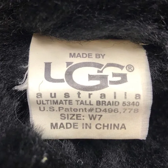 UGG Ultimate Tall Tasman Braid Winter Boots W7