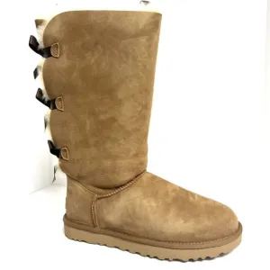 UGG Women's Bailey Bow Tall II Winter Boots Chestnut, Size 10 M