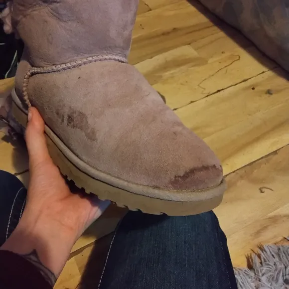 UGG Women's Pink &amp; Purple Bailey Bow II