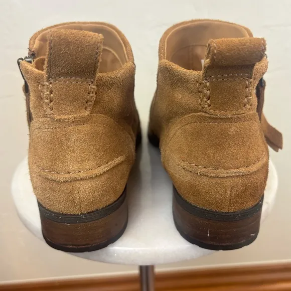 UGG Women's Suede‎ Ankle Boot Aureo II Chestnut Taupe Brown Shoe Leather Sz 8