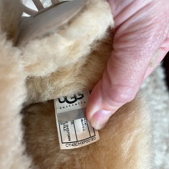 UGG Women's White and Tan Winter Boots