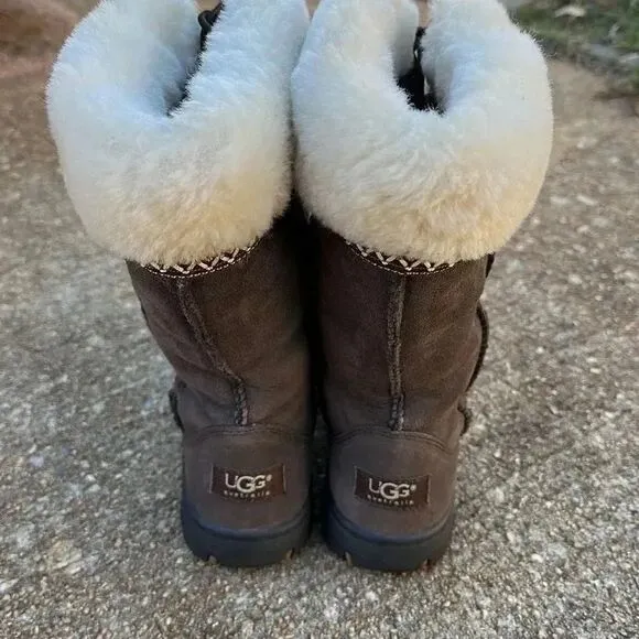 Ugg Australia Leatger Sheepskin Winter Boots