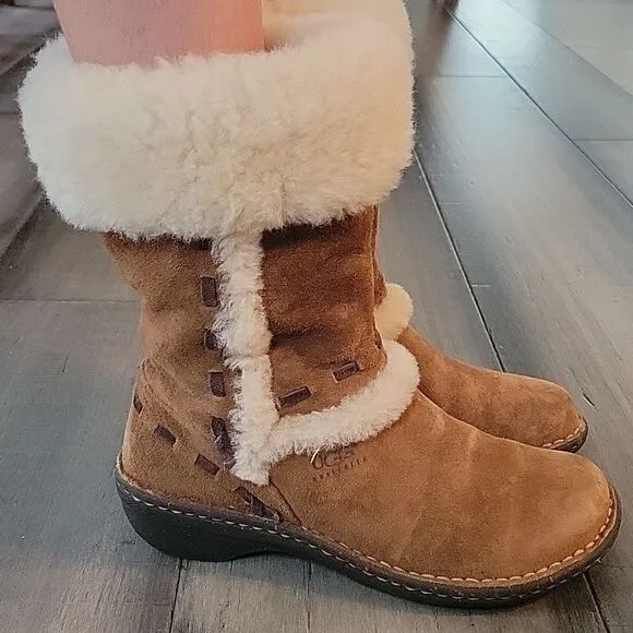 UGG Elijo Chestnut Suede Winter boots