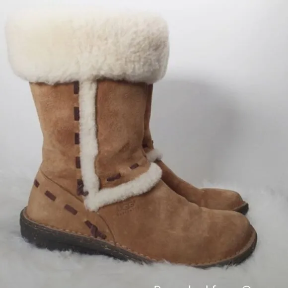 UGG Elijo Chestnut Suede Winter boots