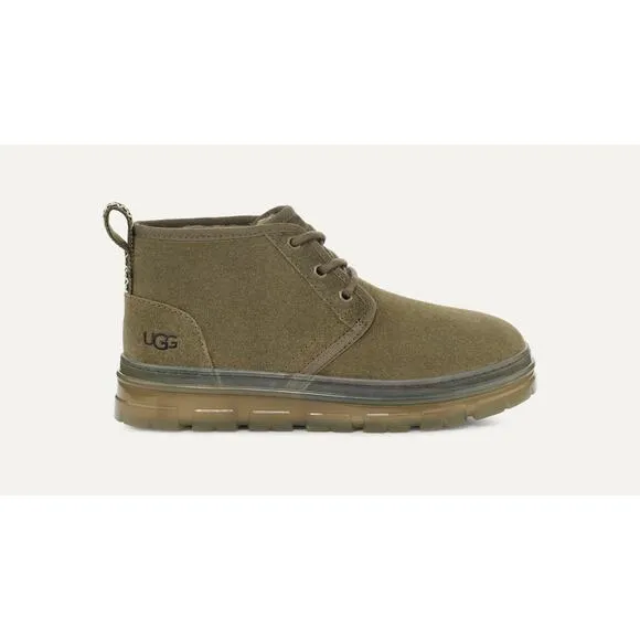 UGG’s Neumel Clear Women’s Heritage Chukka Olive Green Suede Lace Up Boots Sz 7