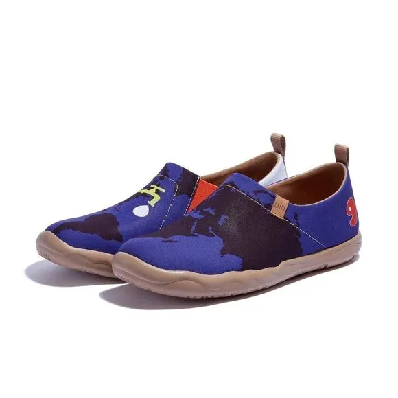 UIN Men's Walking Shoes Slip On Loafers (Water or Tears)