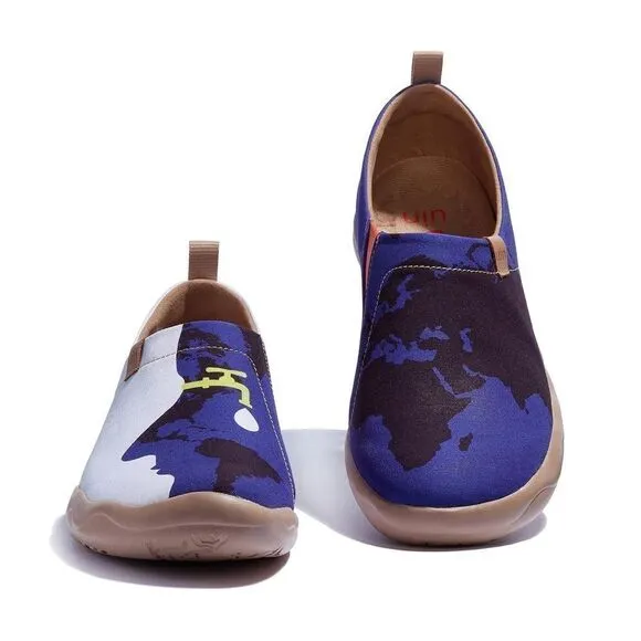 UIN Men's Walking Shoes Slip On Loafers (Water or Tears)