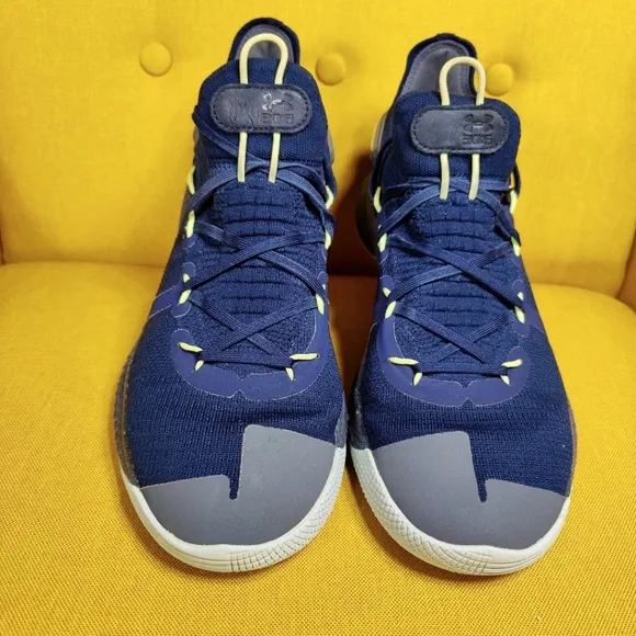 Under Armour Curry 6 International Boulevard Navy Sneakers Men's Shoes Size 11.5