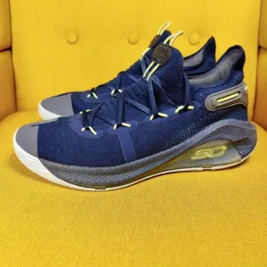 Under Armour Curry 6 International Boulevard Navy Sneakers Men's Shoes Size 11.5