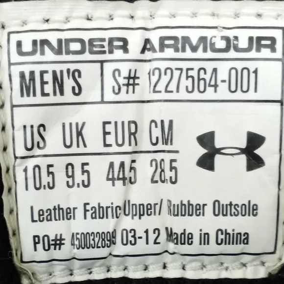 Under Armour Gore-Tex Leather Hiking Boots Men's 10.5