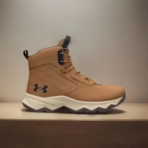 Under Armour UA Stellar G2 6&quot; Tactical Boots Hiking Brown Size 11.5 3025578-200