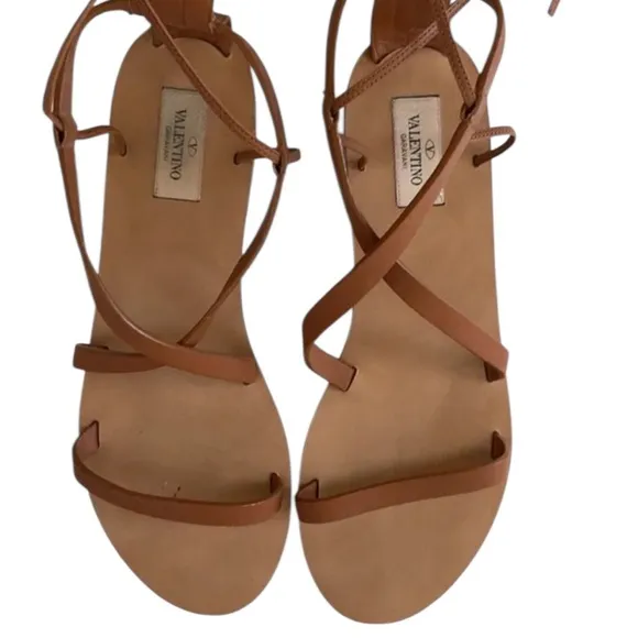 Valentino Garavani Brown Gladiator Sandals