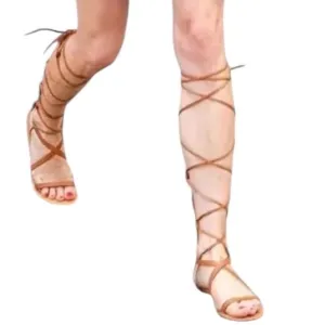 Valentino Garavani Brown Gladiator Sandals