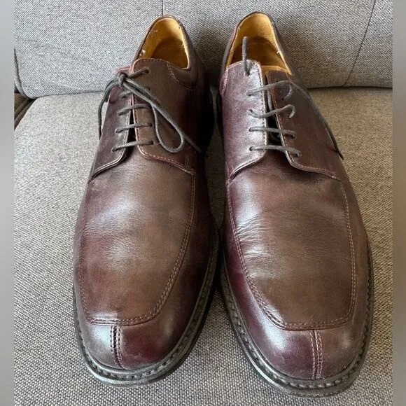 Van Bommel Men’s Brown Leather Dress Shoes Size 9.5 Made in Netherlands