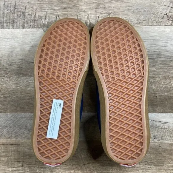 VANS Chukka Low Sid Dress Blues/Gum PopCush Shoes Men's Sz 7 Women's Sz 8.5 NEW