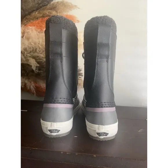 Vans Mens 24/25 Hi Standard OG Gray Black Purple Size 7.5 Snowboard Boots