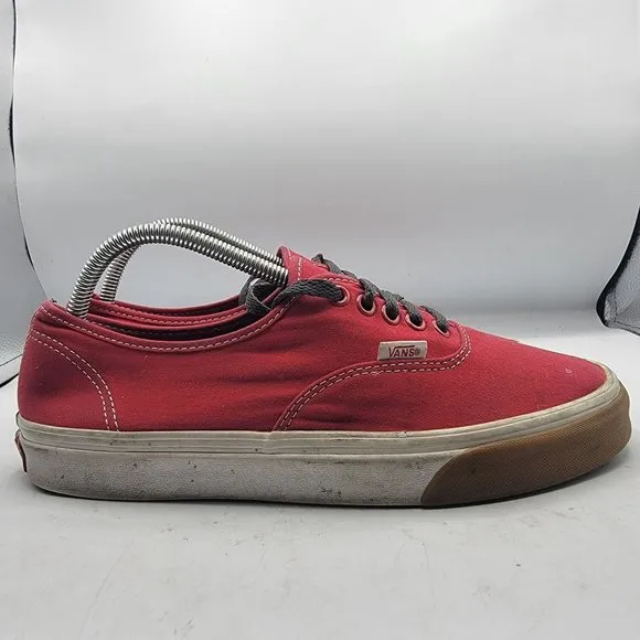 Vans Of The Wall Mens 9 - Womens 10.5 Red Casual Shoes Low Top Lace Up