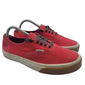 Vans Of The Wall Mens 9 - Womens 10.5 Red Casual Shoes Low Top Lace Up