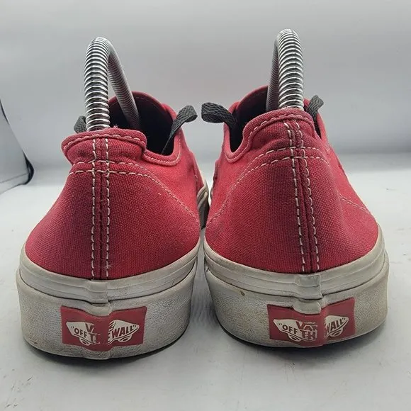 Vans Of The Wall Mens 9 - Womens 10.5 Red Casual Shoes Low Top Lace Up
