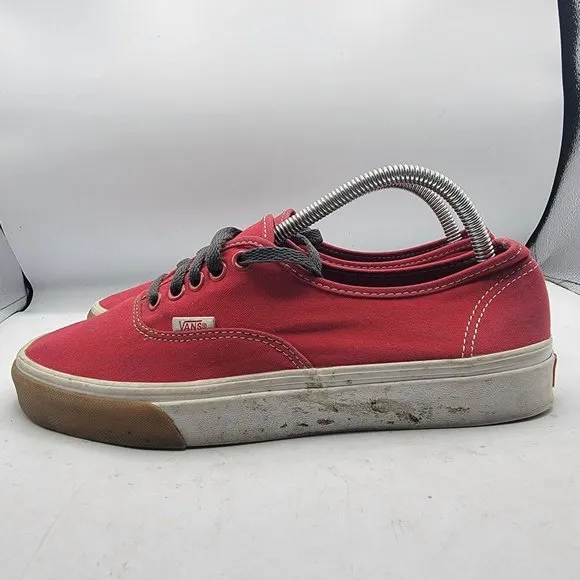 Vans Of The Wall Mens 9 - Womens 10.5 Red Casual Shoes Low Top Lace Up