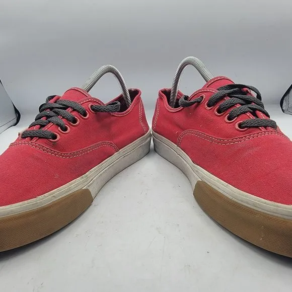 Vans Of The Wall Mens 9 - Womens 10.5 Red Casual Shoes Low Top Lace Up