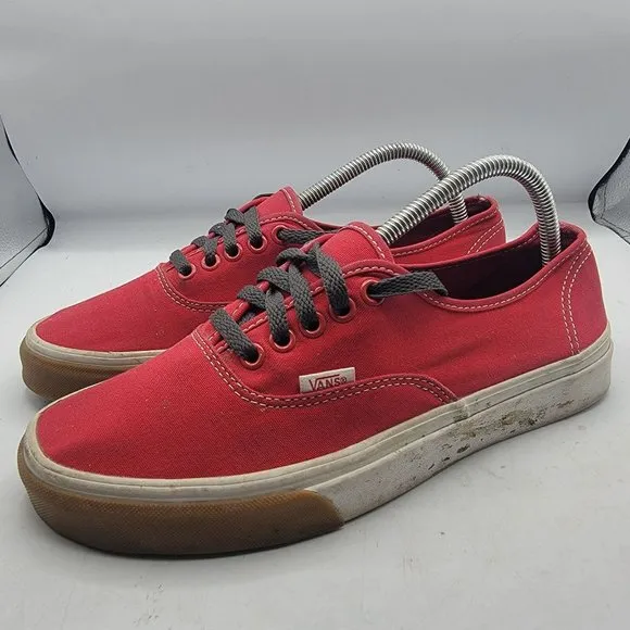 Vans Of The Wall Mens 9 - Womens 10.5 Red Casual Shoes Low Top Lace Up