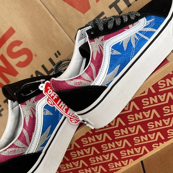 Vans Old Skool After Dark Summerlf/True White WMNS platforms