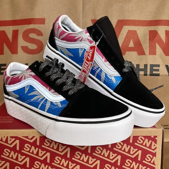 Vans Old Skool After Dark Summerlf/True White WMNS platforms