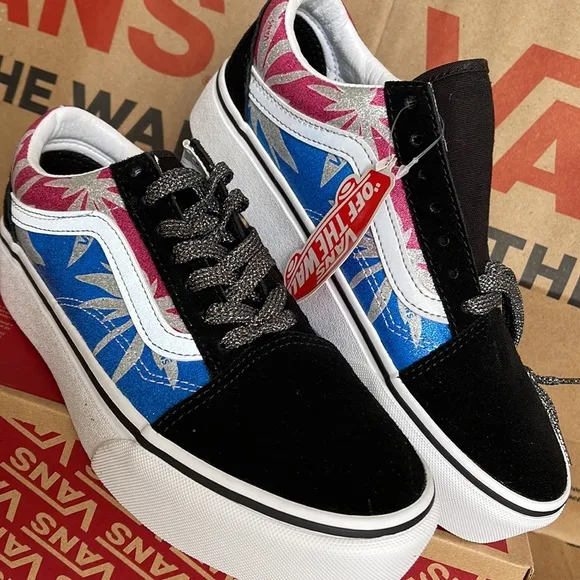 Vans Old Skool After Dark Summerlf/True White WMNS platforms