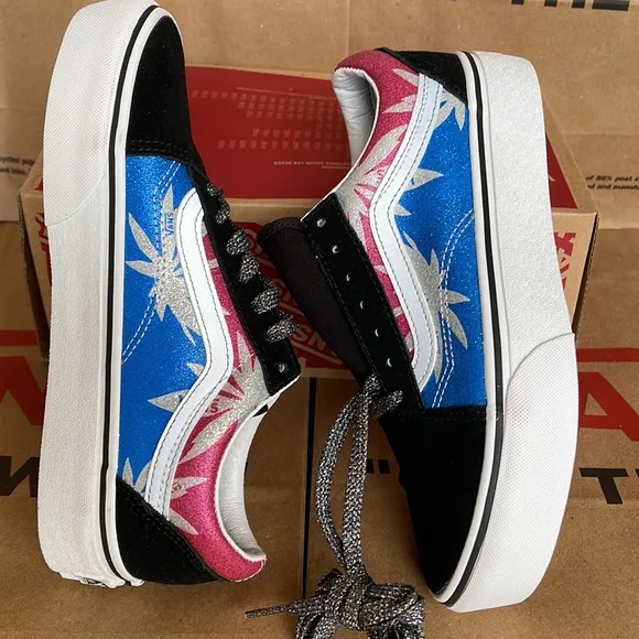 Vans Old Skool After Dark Summerlf/True White WMNS platforms