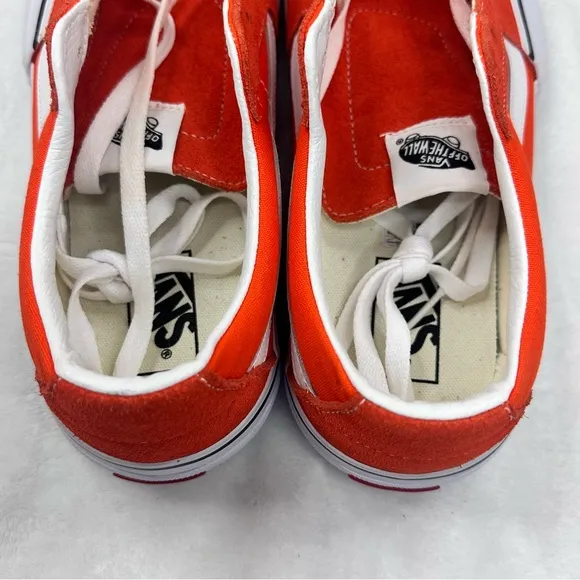 Vans Reconstruct SK8-Low Rearrange Shoes Mens Size 10.5 Orange Sneakers 507698