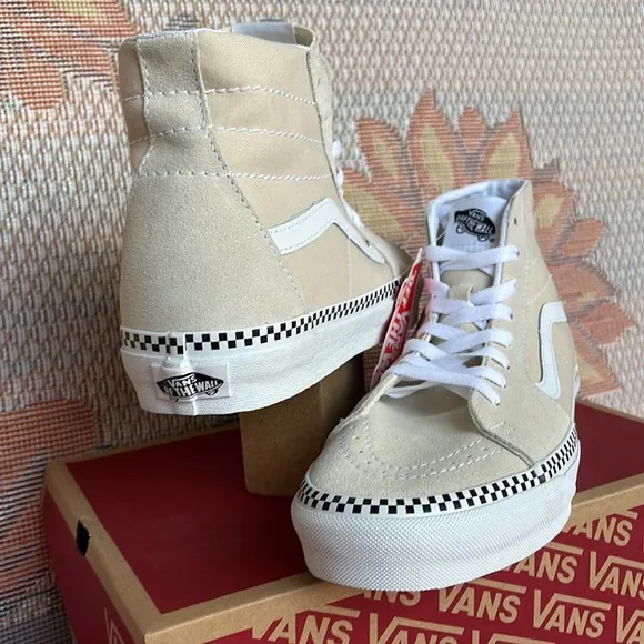 Vans WMNS Sk8-Hi TaperedCheckerboard Foxing TurtlVN0A4U16DJRsneakers