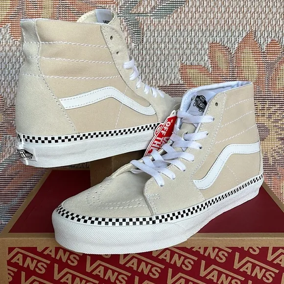 Vans WMNS Sk8-Hi TaperedCheckerboard Foxing TurtlVN0A4U16DJRsneakers