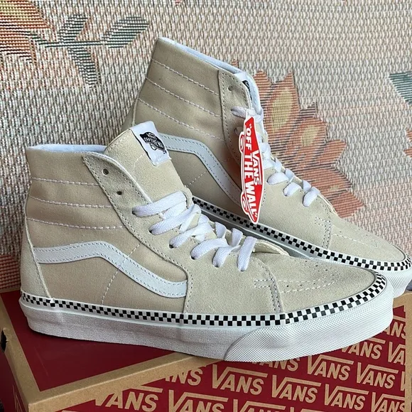 Vans WMNS Sk8-Hi TaperedCheckerboard Foxing TurtlVN0A4U16DJRsneakers
