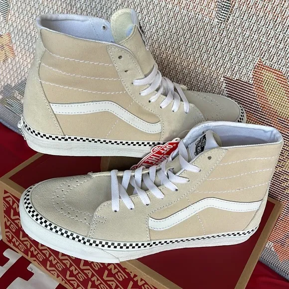 Vans WMNS Sk8-Hi TaperedCheckerboard Foxing TurtlVN0A4U16DJRsneakers