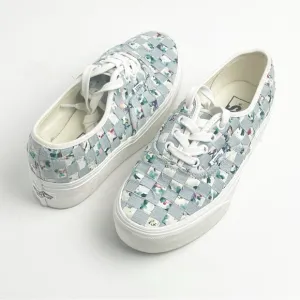 VANS Woven Floral Stackform Lace Up Sneakers, Size 7