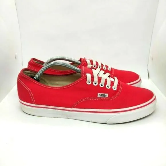 Vans Off The Wall‎ Skateboard Sneakers Mens Size 11.5 Red Shoes Casual Vans