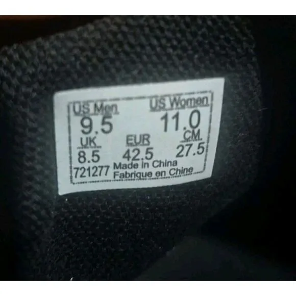 Vans Sparkly Ombre 2-Toned  Black Cream Sneakers Shoes Men's Size 9.5