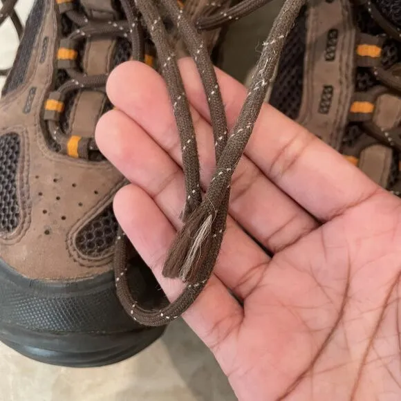 Vasque Breeze 2.0 Mid Hiking Boots Gore-Tex Vibram Leather Outdoor Brown Men 7.5