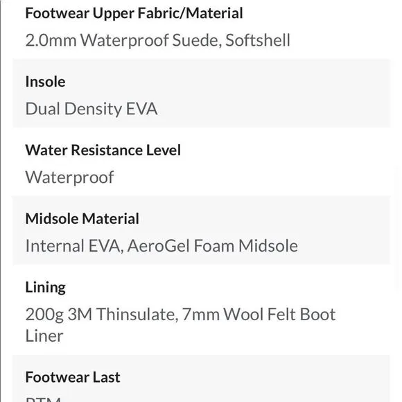 Vasque winter boots 7 (2492W)