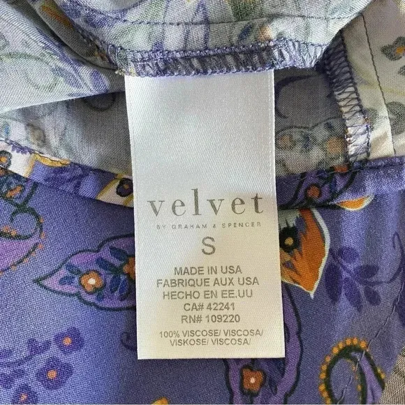 VELVET BY GRAHAM &amp; SPENCER Pomona Wrap Black / Floral Printed Dress