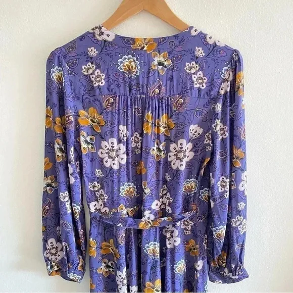 VELVET BY GRAHAM &amp; SPENCER Pomona Wrap Black / Floral Printed Dress