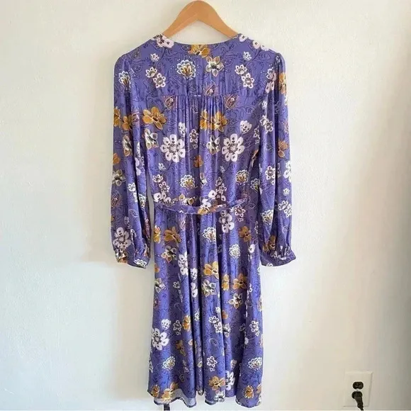 VELVET BY GRAHAM &amp; SPENCER Pomona Wrap Black / Floral Printed Dress