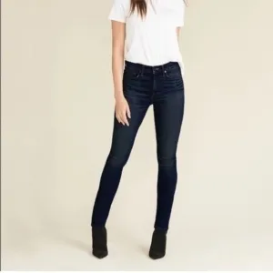 Veronica Beard Emma Mid Rise Skinny Jean in Dark Ink Women’s Size 28/6