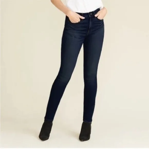 Veronica Beard Emma Mid Rise Skinny Jean in Dark Ink Women’s Size 28/6