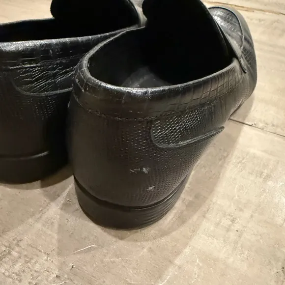 VERSACE Black Dress Shoes