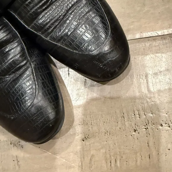 VERSACE Black Dress Shoes