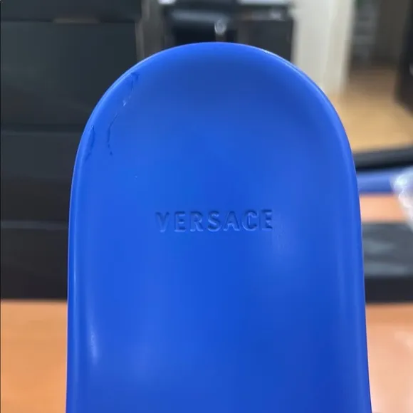 Versace Blue Slide Sandals 42 or size 9